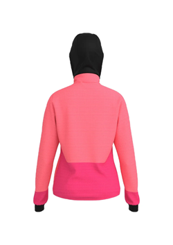 COXE EVO LADY TECH FLEECE FULL ZIP CALYPSO CORAL RASBERRY